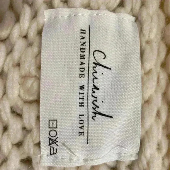 Chicwish cream open cardigan, size M (necklace in photo not for sale) - Picture 7 of 7